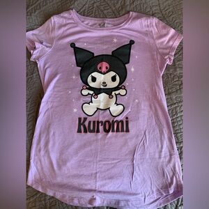 Sanrio Kuromi Light Purple Kids T-Shirt